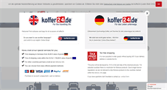 Desktop Screenshot of koffer24.de